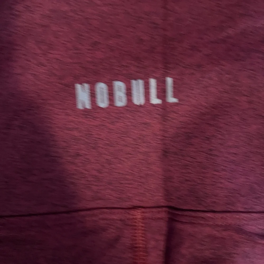 NOBULL Burgundy Leggings XS NWT - Picture 4 of 6